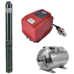 Alimentation en eau domestique avec pompe de puits